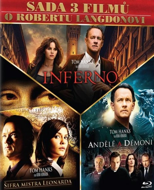 Trilogia // Da Vinciho kod // Ajneli a demoni // Inferno (2006/2009/2016)  = CSFD 68% | SkTorrent.eu