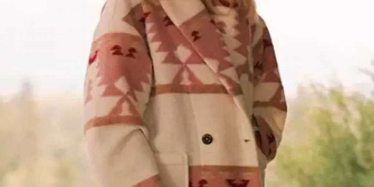 Beth Dutton Pink Coat For Sale