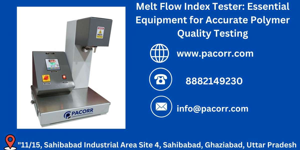 How to Ensure Plastic Durability with Pacorr’s Melt Flow Index Tester