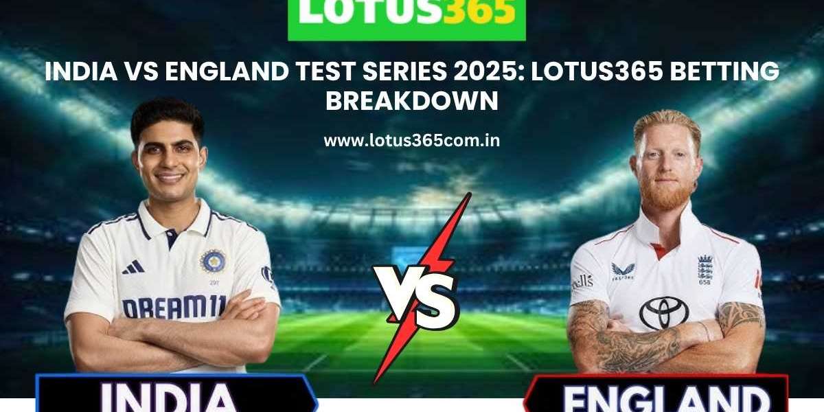 India vs England Test Series 2025: Lotus365 Betting Breakdown