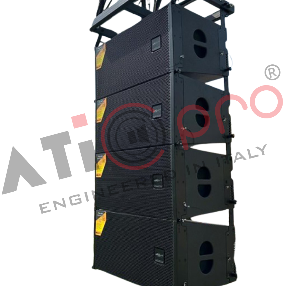 Dual 12 Inch 3 Way Line Array Cabinet Model ATiPro HDL312 - Line Array Cabinet