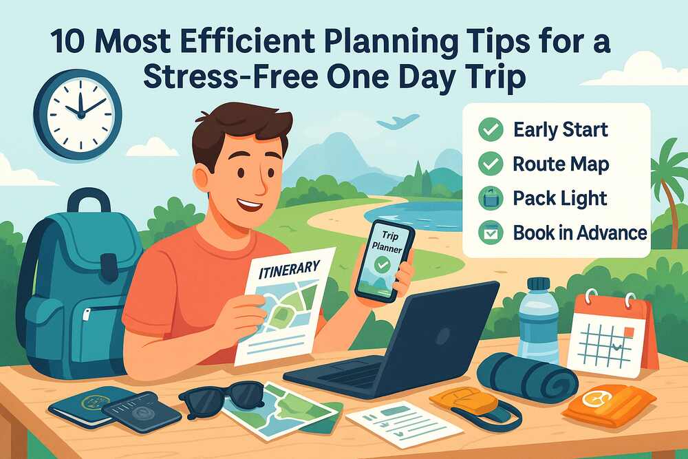 10 Most Efficient Planning Tips for a Stress-Free One Day Trip