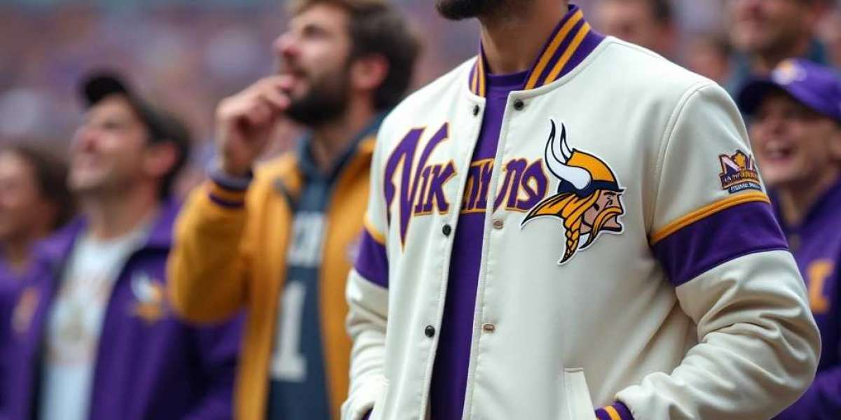 Unleash Your Team Spirit with the Minnesota Vikings Varsity Jacket