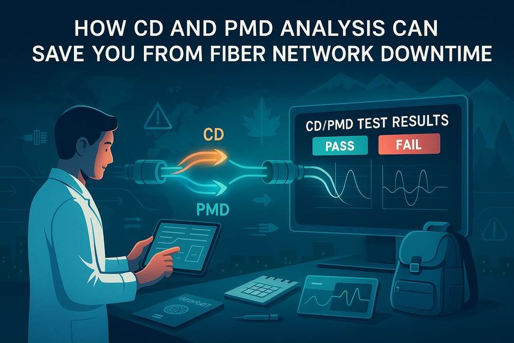 How CD and PMD Analysis Can Save You From Fiber Network Downtime?