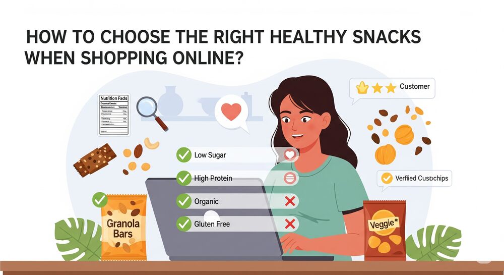 How to Choose the Right Healthy Snacks When Shopping Online? - InsideTechie