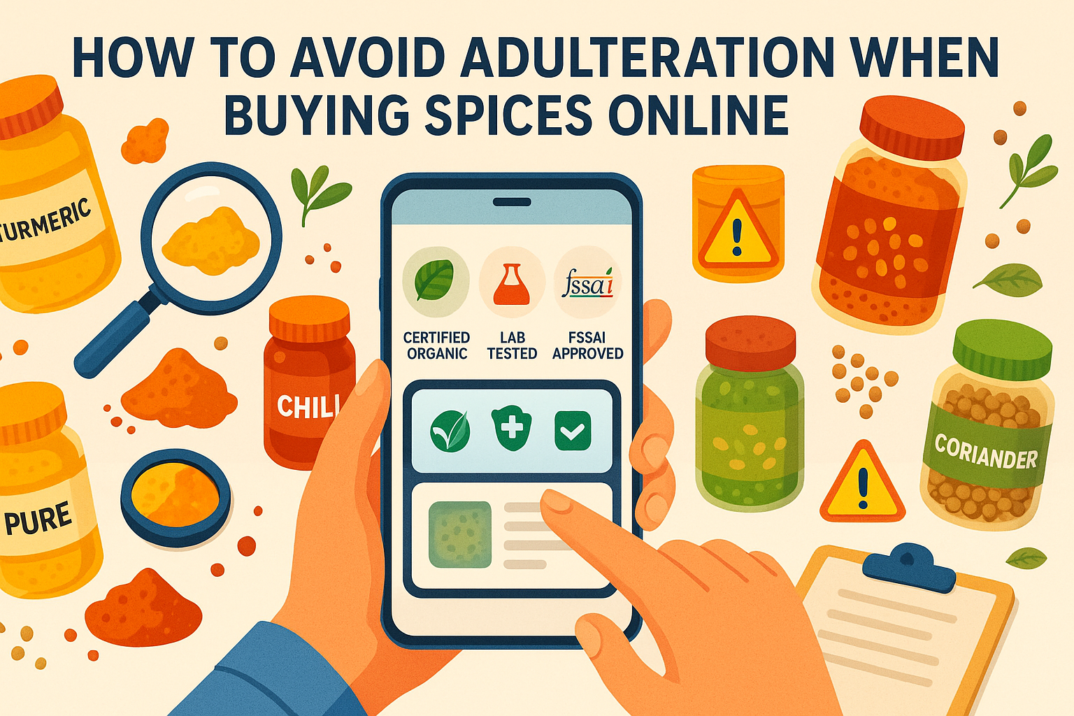 How to Avoid Adulteration When Buying Spices Online?