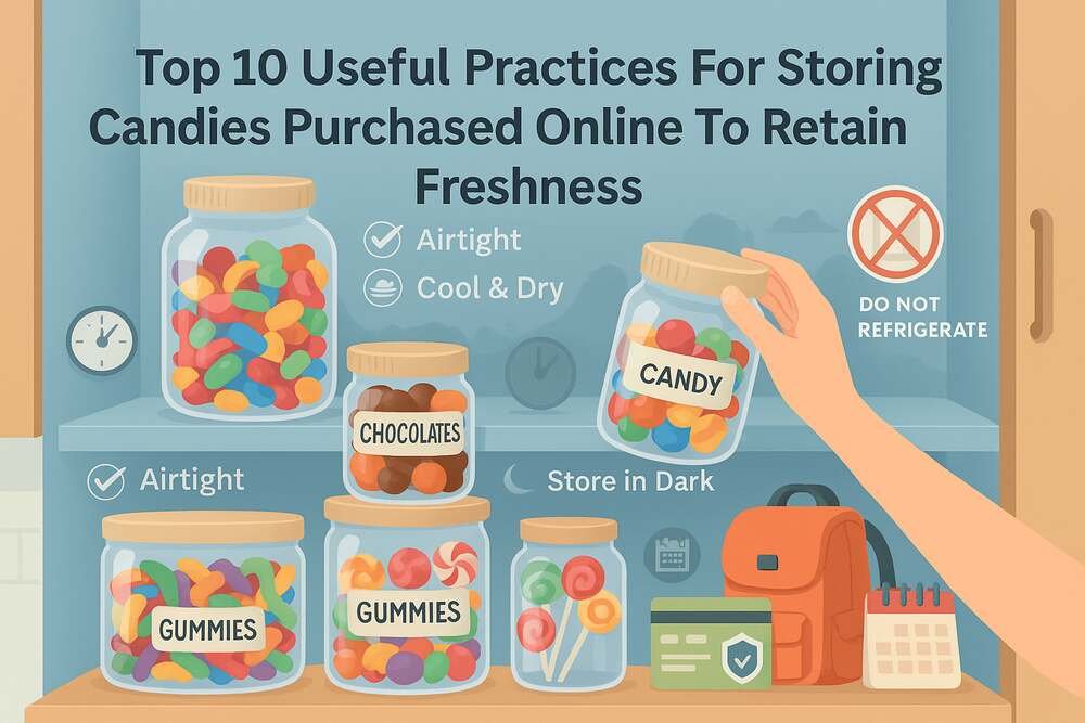 Top 10 Useful Practices For Storing Candies Purchased Online To Retain Freshness