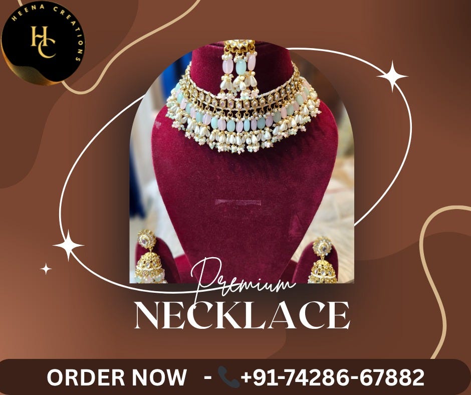 Imitation Jewellery Online Shopping: Your Complete Guide to Gorgeous Artificial Jewellery | by Heena Creation | Jul, 2025 | Medium
