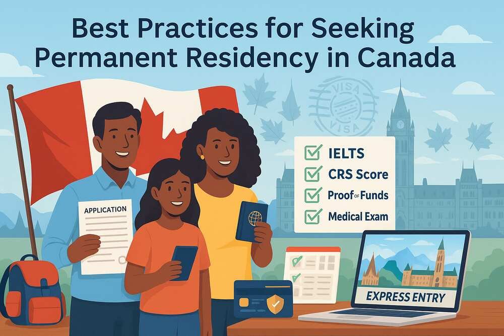 What are some best practices for seeking permanent residency in Canada?