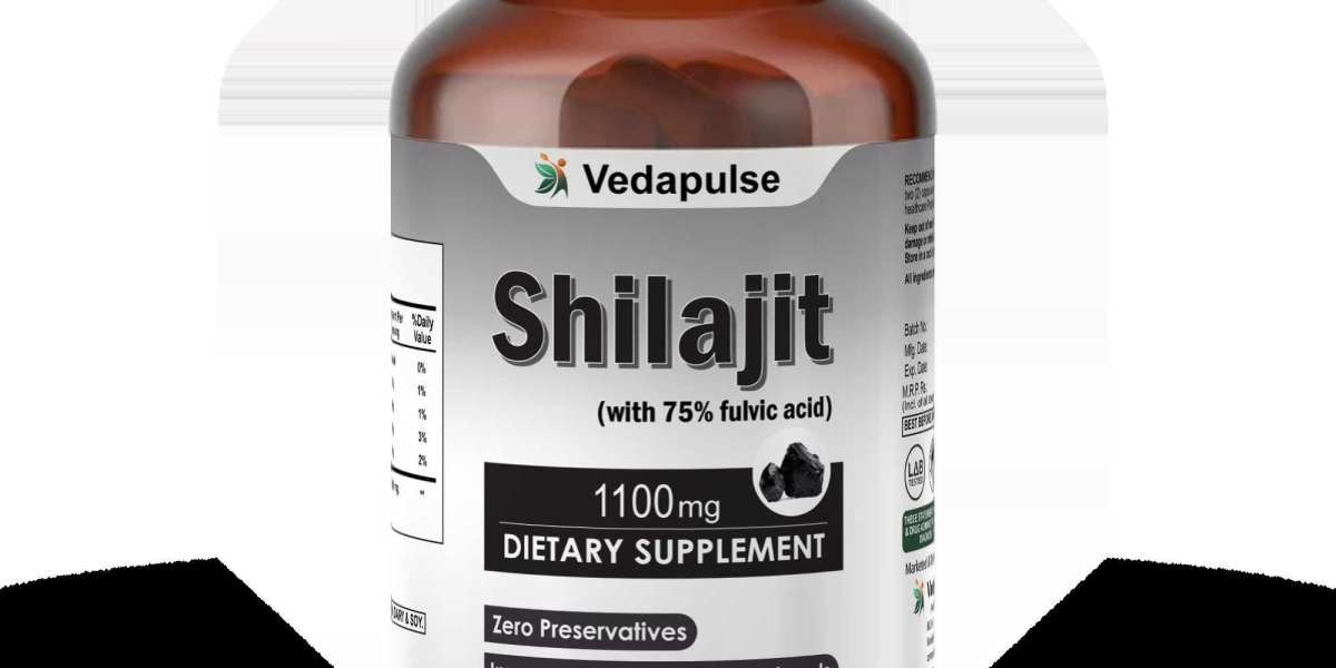 Title: Shilajit 1100mg Capsules by Vedapulse – Unlock Natural Energy, Vitality, and Wellness