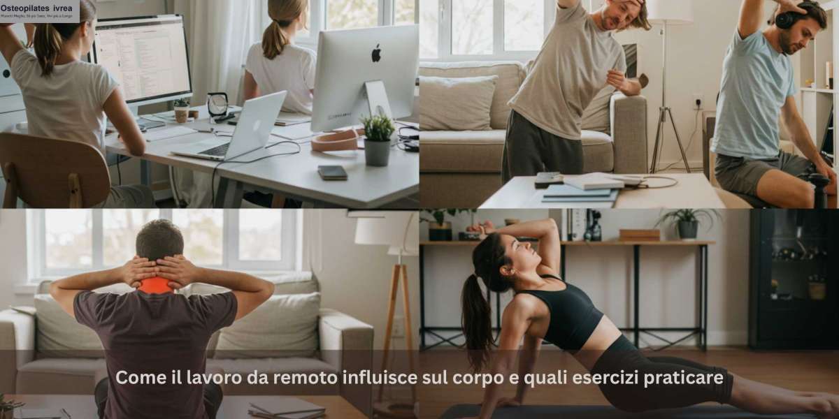 Come il lavoro da remoto influisce sul corpo e quali esercizi praticare