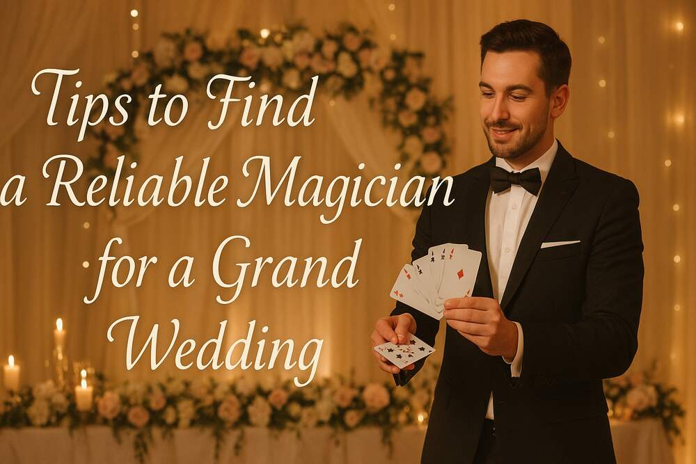 What are some tips to find a reliable magician for a grand wedding? - InsideTechie