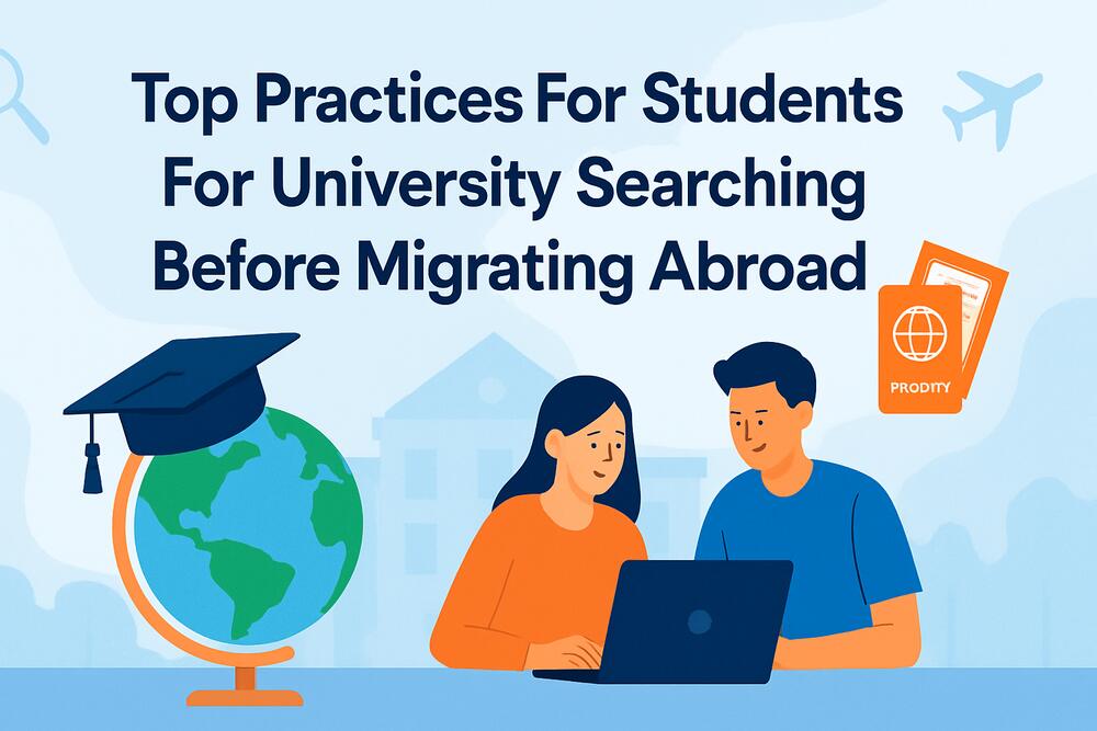 Top Practices For Students For University Searching Before Migrating Abroad - Genius Vision