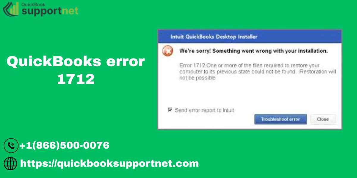 Resolve QuickBooks Error 1712 During Install | Fix Guide